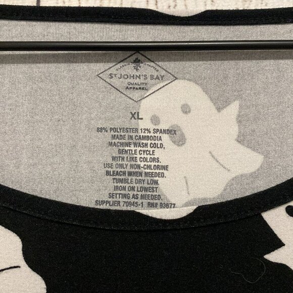 *Halloween Ghost Swing Skater Dress or Tonic Top Stretch Plus XL - Picture 8 of 8